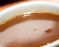 Chocolate quente caseiro