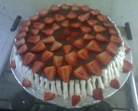 Bolo com dois recheios