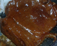 Fraldinha com falso molho madeira