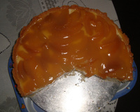Torta gelada de pêssego da Bianca