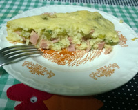 Torta de vagem/presunto e queijo do Lúcio Cezar