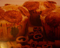 Cupcake de banana com canela