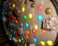 Pavê de abacaxi e chocolate