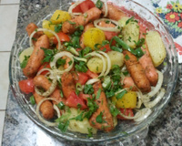 linguiça de frango ao forno