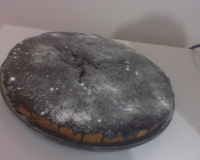 Cobertura de bolo simples de chocolate