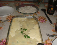 Bacalhau com requeijão