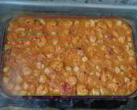 Nhoque ao molho de camarão