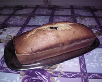 Bolo de laranja com gotas de chocolate