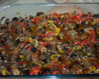 Berinjela em conserva para petisco