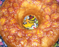 Bolo de banana caramelizado