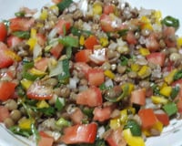 Salada de lentilha