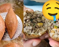 Aprendi com um chef árabe como fazer um kibe sequinho por fora e úmido por dentro