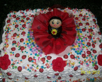 Bolo com pasta americana