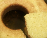 Bolo de Milho com Cobertura de Chocolate