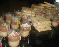 Sobremesa chique de morango