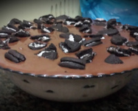 Pavê de chocolate branco com Negresco