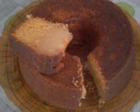 Bolo de fubá cremoso