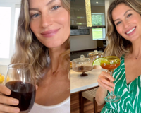Nem sucos detox, nem dietas difíceis: Gisele Bündchen passou a incluir essa bebida para uma alimentação mais saudável