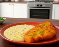 Creme de milho bem cremoso para acompanhar um suculento frango no almoço da semana