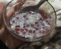 Sagu de vinho com creme