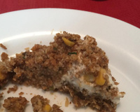 Quibe de forno com passas