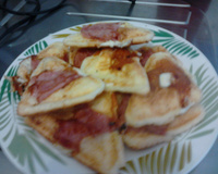 Pão de queijo de sanduicheira