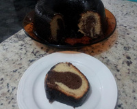 Bolo marmorizado