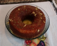 Bolo de laranja com gengibre