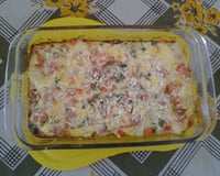 Omelete de forno light com couve-flor