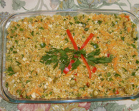 Farofa fria para churrasco