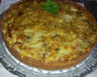 Torta de palmito da juçara