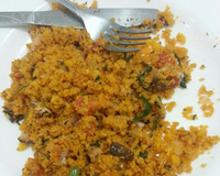 Farofa simples de cuscuz