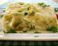 Lasanha de brócolis