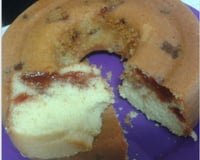 Bolo de goiabada e canela