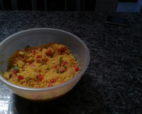 Farofa simples de cuscuz