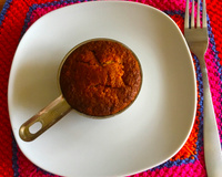 Bolo de aveia e açúcar mascavo