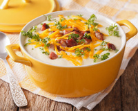 Sopa de batata com bacon: receita fácil de fazer e deliciosa