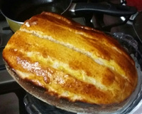 Pão caseiro simples (pão sovado)