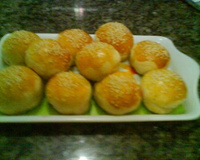 Mini pão de batata recheado