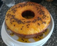 Bolo de maracujá (sem lactose, sem soja)