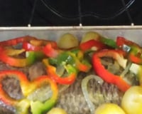 Tilápia ao forno com batatas