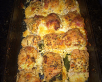 Rocambole de peito de frango