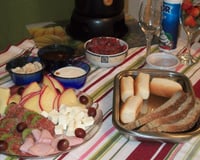 Fondue de carne saudável - sem óleo.