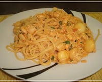 Macarrão ao molho de frango