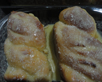 Pão doce de leite condensado de liquidificador