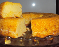 Bolo cremoso de fubá