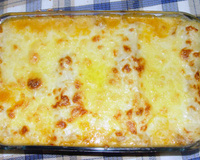 Lasanha de bacalhau