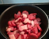 Sopa de mandioca com carne seca