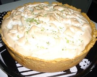 Torta de limão com cobertura de suspiro