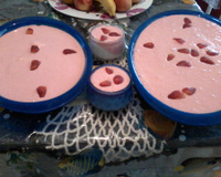 Maria-mole com creme de morango